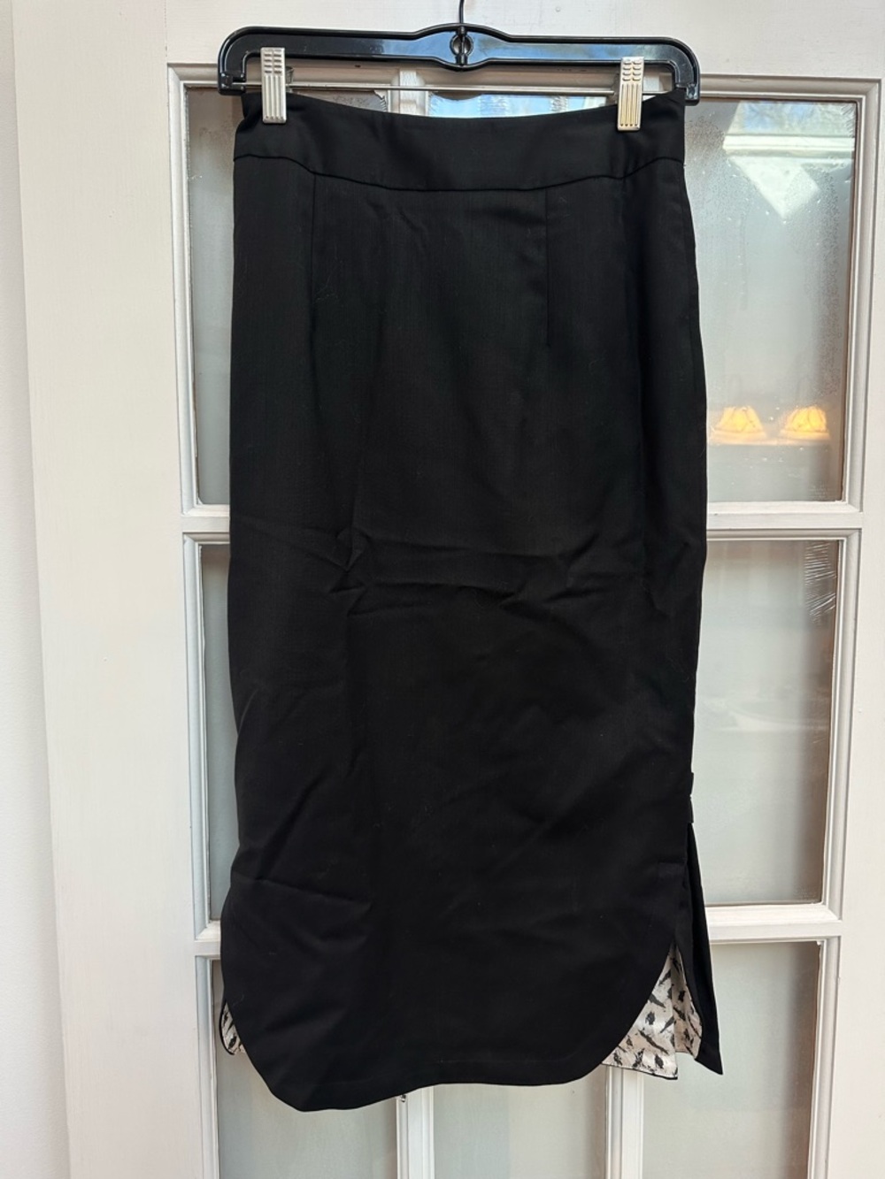 Vintage L.A.M.B Gwen Stefani Y2K Wool Cashmere Grunge Punk Midi Skirt Size 2